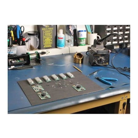 Desco Industries Inc Desco Disposable Fiberboard 82101 ESD Mat 14"D x 22"W -  Black 82101